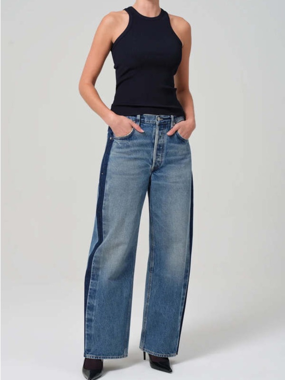Citizens Of Humanity Ayla Baggy Jeans in Drome Two-Tone Wash size 29